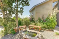 Mountain Views + Hot Tub: Airy Forest Escape! - parking