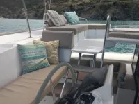 44-foot Luxury Catamaran "SeAtitudes" at Grande Anse Beach in Grenada.