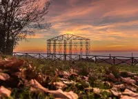 At Rosanna's home in Tivoli home to two world heritage sites.