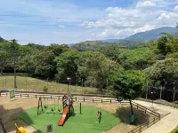 Modern, cozy, eco-field and very equipped with two bedrooms and private parking.