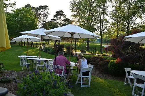 Awesome home 17th hole for the Memorial Tournament! Great for corporate outing.