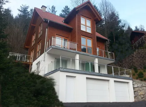 Vacation Home Traumblick 145 m², Pool, Sauna with Panorama, Whirlpool, Guest Card Hotels in Hornberg