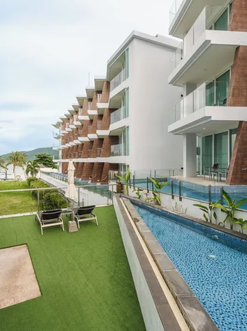 รูปภาพของโอเชียนบรีซ 1 ห้องนอน ห่างจากทะเลไม่กี่ก้าว ซี244