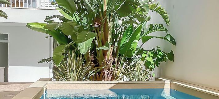 Modern Beautiful Pool and Sea Apt Qawra - Happy Rentals Hotels in Bugibba