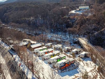 Muju Gucheon-Dong Road Caravan Pension