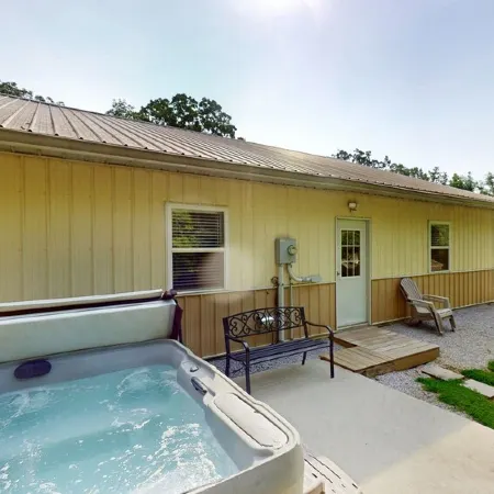 Spacious Home in Moors Community on KY Lake with Outdoor Hot Tub and Fire Pit