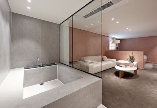 롯데월드 타워가 보이는 서울 야경 이미지