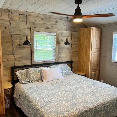 Cabin w/ Views of the Foothills of the Mountains on Lake; Near Waterfalls.