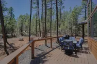 OASIS IN THE FOREST ON 1.25 ACRE BACKING TO NATIONAL FOREST WITH AC-PETS WELCOME