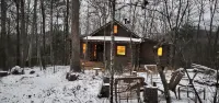 Cozy Cabin on 11 acres w/ Lake&Mtn Views. wifi, great cell svc moderated AC.