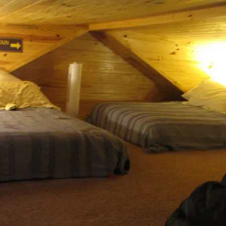 TLC-Tiny Cabin with loft located in park like setting.