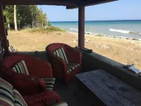 Rustic Authentic Michigan Log Cabin