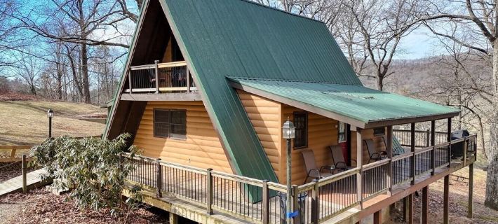 A-Frame Of Mind - Firepit - Sunroom -Washer/Dryer Hotels in Union County