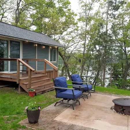 Lone Birch Cabin on Lake Wissota
