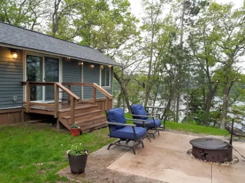 Lone Birch Cabin on Lake Wissota
