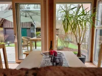 Fantastic vacation home in the Spreewald with log sauna directly on the river