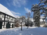Musikhaus Medebach. This historic house is in the village in Hochsauerland.