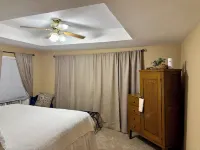 Lottie Mae’s Place has a warm cozy homely vibe. 2 minutes from town