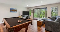 Family and Game Rooms with Cozy Fireplace - Stunning Spacious Retreat