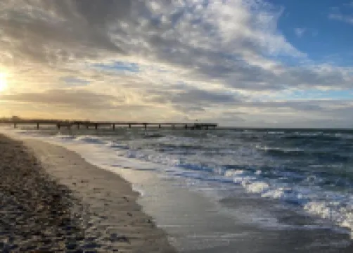 레릭의 해변 근처의 편안한 아파트먼트