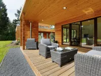 Modern Lodge with Wood Stove Near Almelo