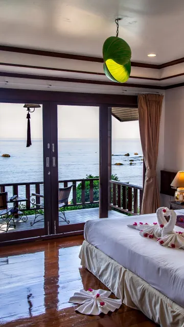 บังกะโลซูพีเรียร์พร้อมระเบียงและวิวทะเล