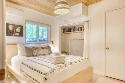 2 Decks w Lake Glimpse Views Modern Luxe Cabin A-Frame Retreat by AvantStay