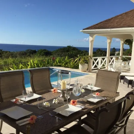 Luxury Villa St James,  4 bed 4 bath , Private Pool, fantastic sea views