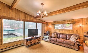 Flathead Lake Waterfront Cabin w/ Dock & Kayaks
