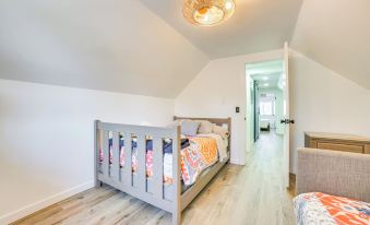 Deck and Scenic Views Lakefront Cottage in Hale!