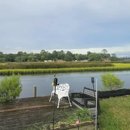 Waterfront Retreat with River Views & Private Dock -3 Bedroom over 3K sq ft home