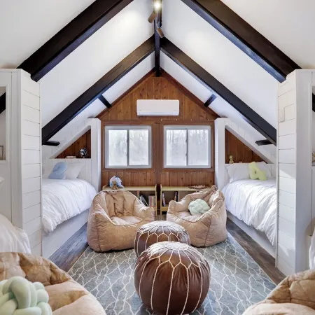 Escape to this secluded rustic luxury cabin nestled in the heart of the woods.
