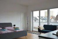 Lahr/Black Forest/Europapark/Family/Penthouse/Holiday apartment/Nespresso Hotel berhampiran Storchenturm