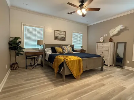 Galloway Place: a spacious 3-bedroom, 2-bath home that sleeps six.