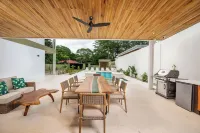 Gated + Lux +New Modern 4-BD Home in Playa Potrero – AC, WiFi & Steps to  Beach!