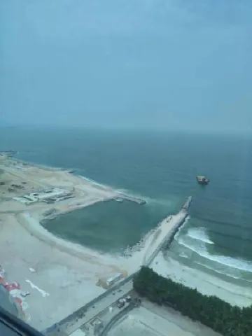 Partition in cozy sea view flat Hotels near Ajman China Mall