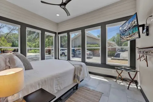 Walk to Schlitterbahn with Firepit