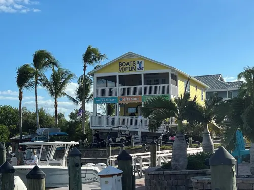 Pools, Kayaks, Tennis, Golf Cart & Both Island Clubs Included w/Boat Dock Option