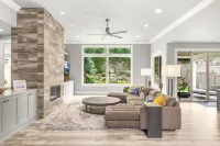 High End New Estate Home in Lake Oswego.  Private suite on 1st level w/o stairs.