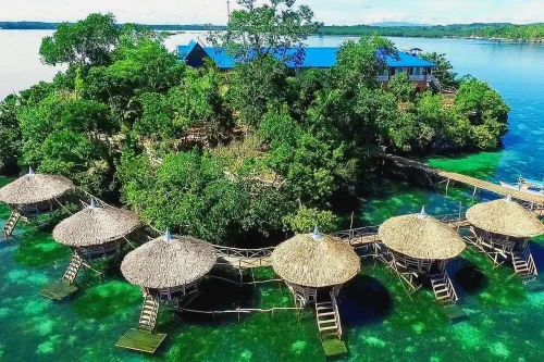 Enchanted River Rock Island Resort