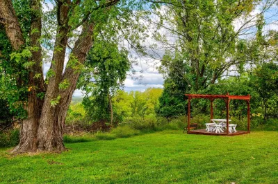 Modern Rustic Retreat w/Private Trails & Stream