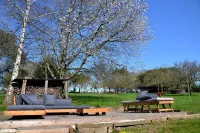 Gite with swim spa and sauna. La Grange de Tissey. Mont Saint-Michel Bay