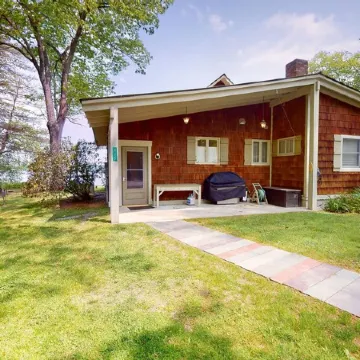 Totally remodeled year round LAKEFRONT home with stunning views of Lake Bomoseen