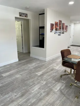 Center of town, newly renovated home, lots of parking and space for family