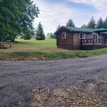 Charming Amish-Built Log Cabin in Utica, PA