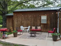 Tiny home cabin by the pond