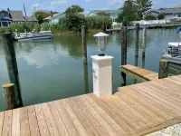 New cozy beach townhome with boat dock. Amazing 2 block proximity to the beach.