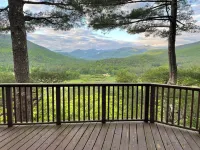 Stunning views from house high up on mountain side.
