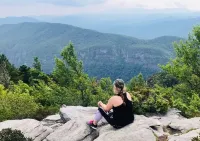 Cozy Mountain Cabin with pond one mile from the Blue Ridge Parkway