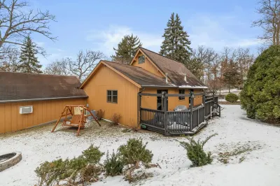 Modern Cabin located near Lake Mary Twin Lakes, WI- Game Room Hotels near Melody Park